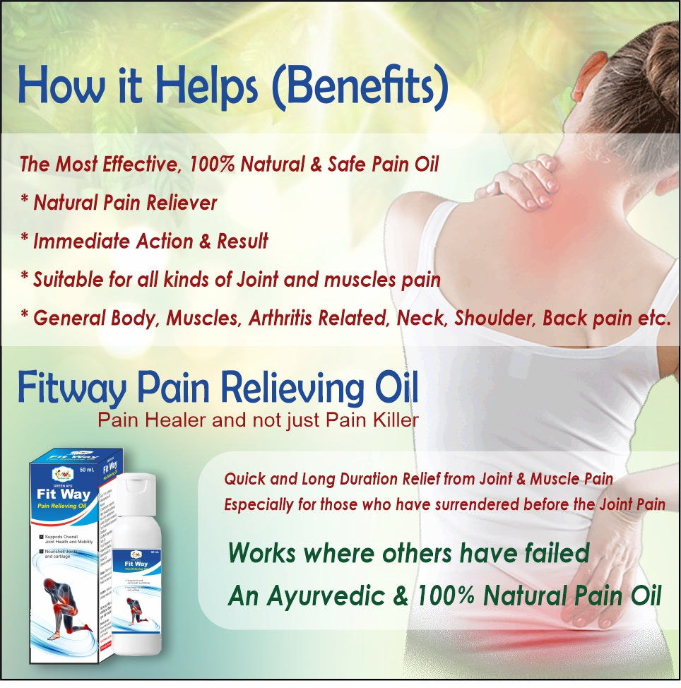 Joint Powder + Fit Way Pain Relief oil + Angadh Churna COMBO